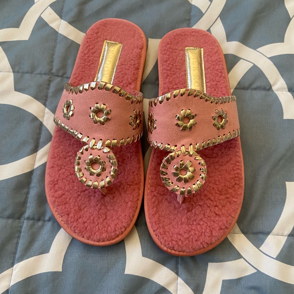Jack Rogers bedroom slippers.